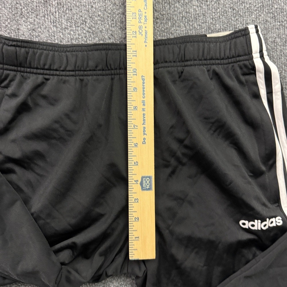 Adidas Essentials 3-Stripes Tricot Track Pants Mens M Black Tapered Jogger - Picture 12 of 14